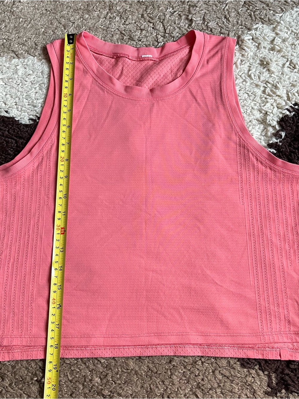 Lululemon Train to Be Tank Top Sz 6 In Raspberry Cream / Raspberry Cream - Picture 6 of 8